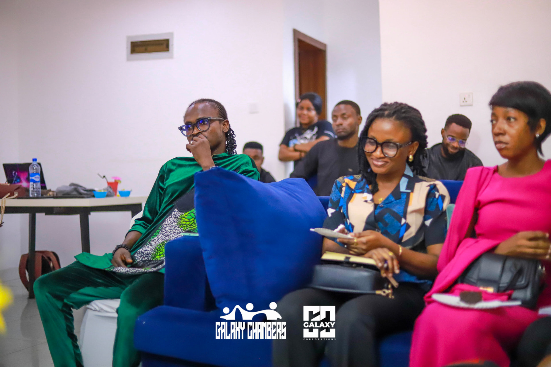 Members listening attentively